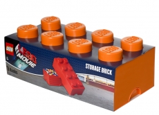 Cutie depozitare LEGO Movie 2x4 portocaliu
